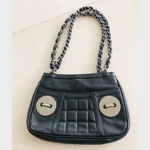 NWOT RARE Chanel Black Caviar Leather Bowler Bag